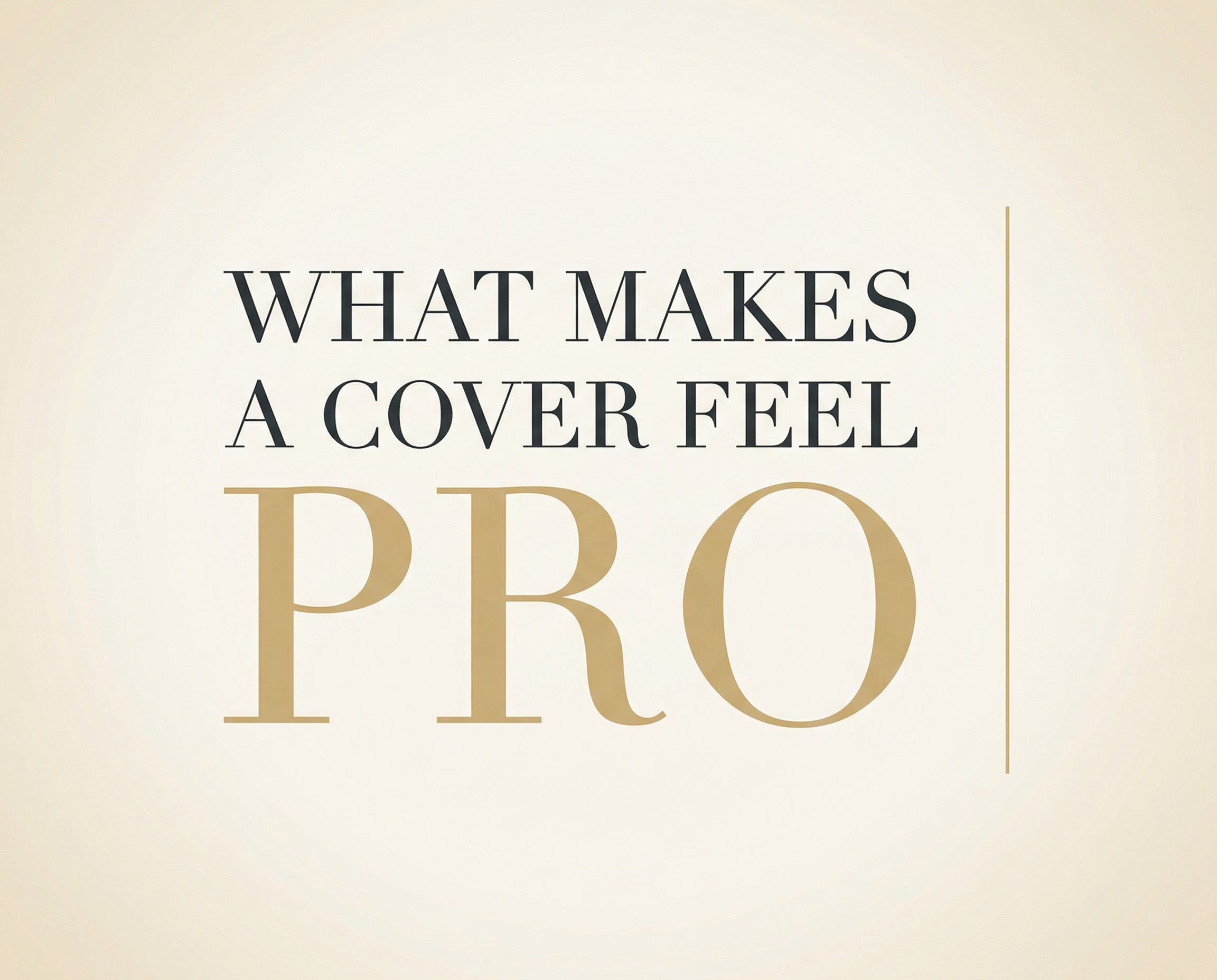 What Makes a Book Cover Feel Professional (And Why It Matters More Than You Think)